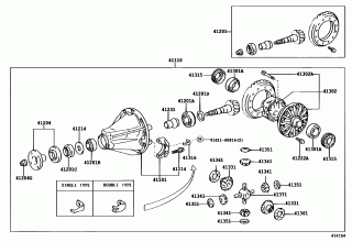 REAR AXLE HOUSING & DIFFERENTIAL 4